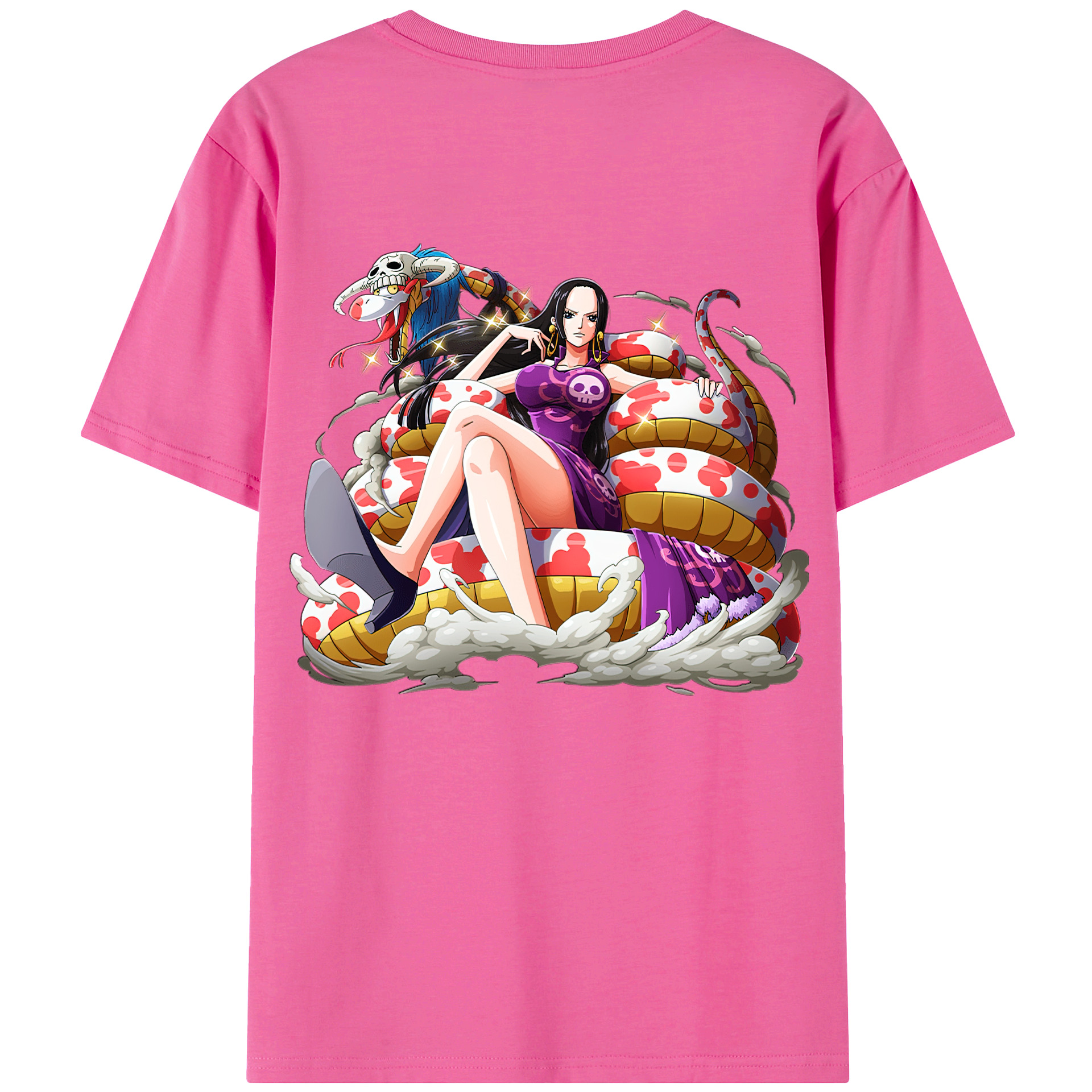 ワンピース ボア・ハンコック ONE PIECE Boa·Hancock レディース半袖Tシャツ(バックプリント)